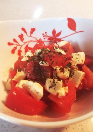 簡単！トマトのクリームチーズ和え-レシピのメイン写真