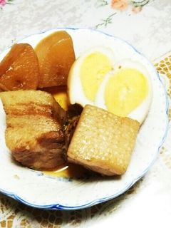 圧力鍋で柔らか豚の角煮♡-レシピのメイン写真