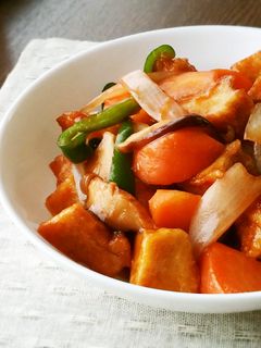 高野豆腐で節約&ヘルシー☆酢豚風-レシピのメイン写真