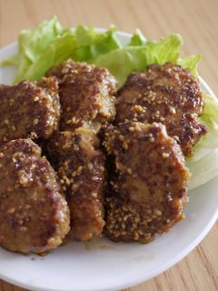 豚ひき肉と豆腐のふわふわつくね♪甘辛ダレ-レシピのメイン写真