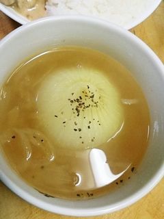 新玉ねぎのまるごとスープ-レシピのメイン写真