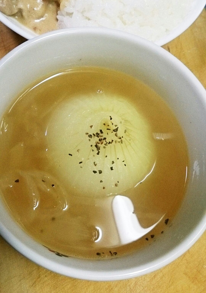新玉ねぎのまるごとスープ-レシピのメイン写真