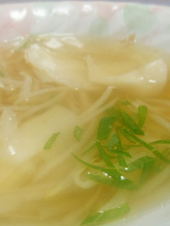 ワンタン風 スープ 簡単 私流-レシピのメイン写真