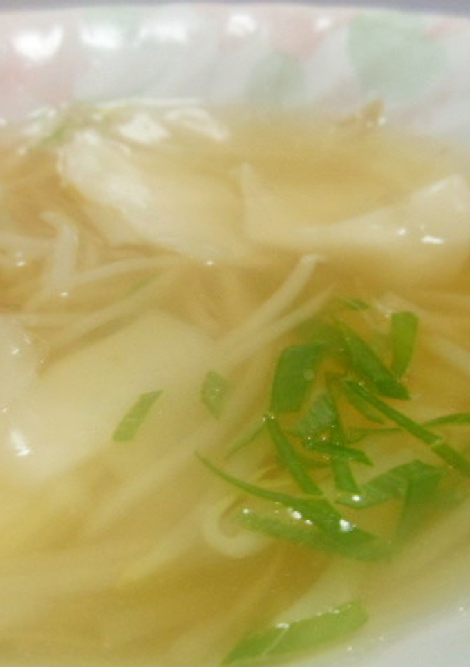 ワンタン風　スープ　簡単　私流-レシピのメイン写真