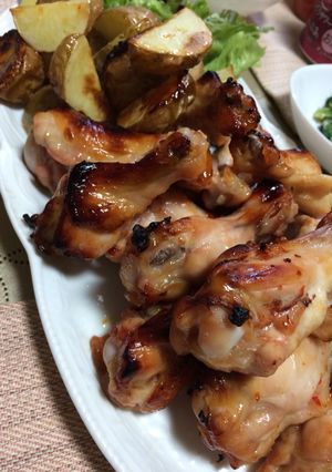 手羽元で！簡単！おいしいスイチリグリル-レシピのメイン写真
