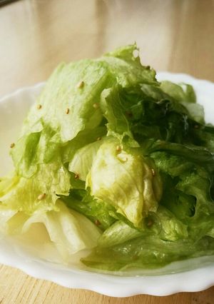 やみつき♧ごまレタス♧-レシピのメイン写真