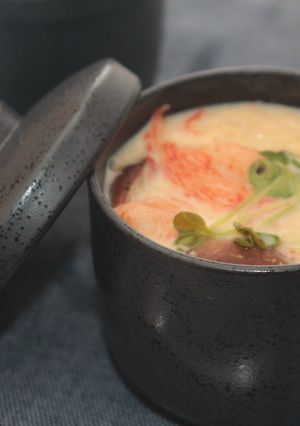 あつあつカニカマ茶碗蒸し-レシピのメイン写真