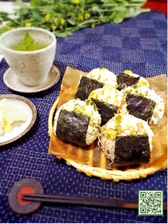 山菜の天むす風-レシピのメイン写真