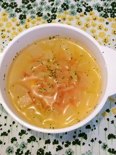 簡単!コンソメスープ-レシピのメイン写真