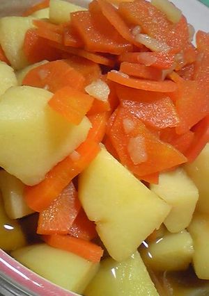 シンプル美味しい！じゃがいもと人参の煮物-レシピのメイン写真
