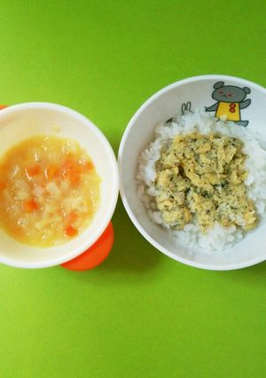 離乳食後期 ご飯の献立①-レシピのメイン写真