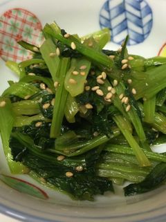 小松菜のシンプル炒め〜お弁当にも-レシピのメイン写真
