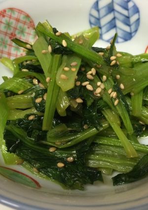 小松菜のシンプル炒め〜お弁当にも-レシピのメイン写真