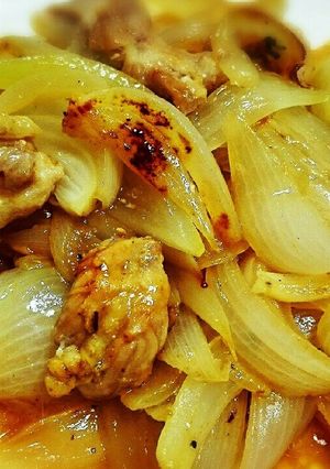 新玉ねぎとセセリの蒸し焼き バター風味-レシピのメイン写真