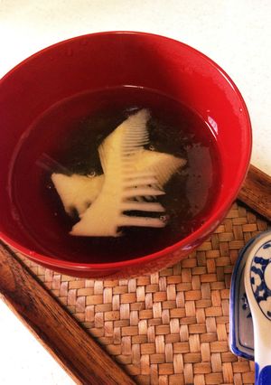 時短簡単。一人分から。春のお吸い物♡-レシピのメイン写真