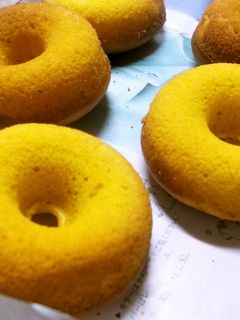 ふわふわかぼちゃの焼きドーナツ★-レシピのメイン写真