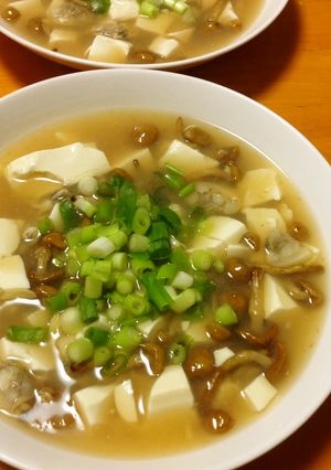 アサリとなめこのとろみ豆腐スープ-レシピのメイン写真