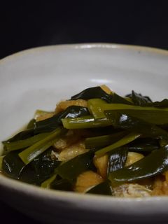 ねぎと油揚げの煮物-レシピのメイン写真