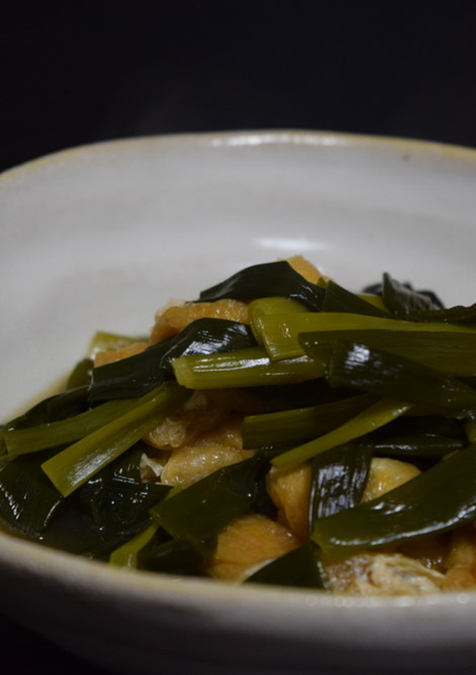 ねぎと油揚げの煮物-レシピのメイン写真