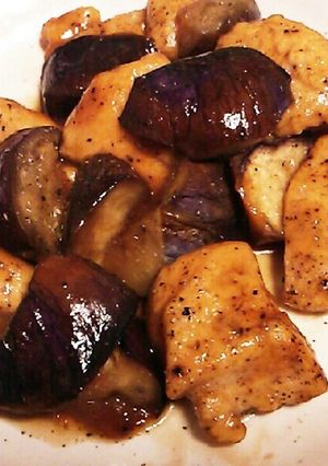 簡単絶品♪鶏肉と茄子のさっぱり煮-レシピのメイン写真