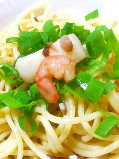 シーフードとしいたけのパスタ-レシピのメイン写真