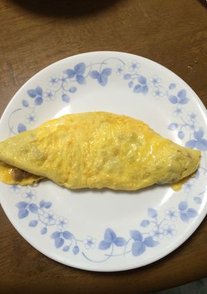 男の自炊 納豆オムレツ-レシピのメイン写真