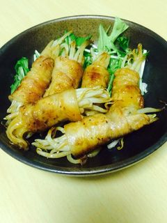 もやしの豚バラ巻き-レシピのメイン写真