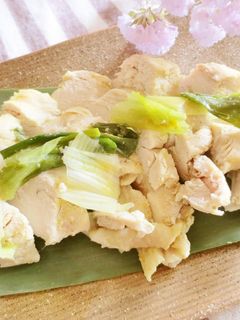 簡単☆お弁当にも♪カレー風味レンジ蒸し鶏-レシピのメイン写真