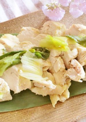 簡単☆お弁当にも♪カレー風味レンジ蒸し鶏-レシピのメイン写真