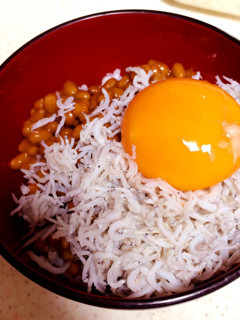 超簡単☆お昼にピッタリ納豆しらす丼♩-レシピのメイン写真