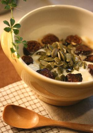 朝食・ヨーグルトきな粉＆さつま芋-レシピのメイン写真