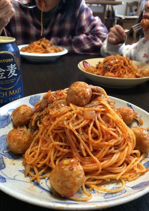 ★カリオストロ風★ミートボールナポリタン-レシピのメイン写真