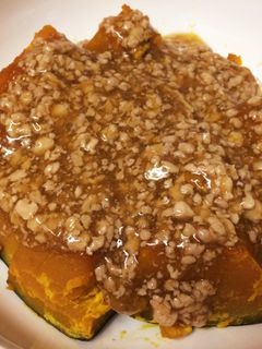 かぼちゃの煮物 そぼろあんかけ-レシピのメイン写真