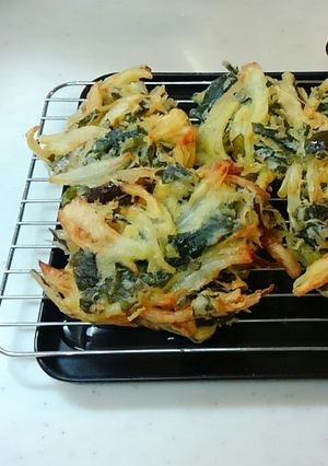 わかめ香る♪新たまねぎのかき揚げ-レシピのメイン写真