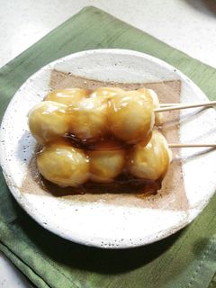絹ごし豆腐入りヘルシーみたらしだんご♪-レシピのメイン写真