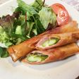 アスパラとベーコンチーズの春巻き