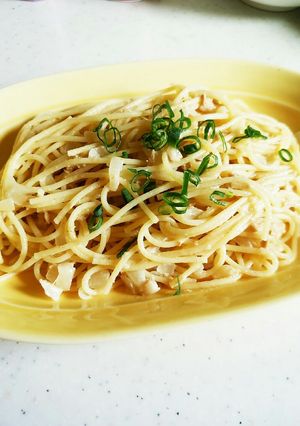 新タマネギとツナマヨ⭐パスタ-レシピのメイン写真