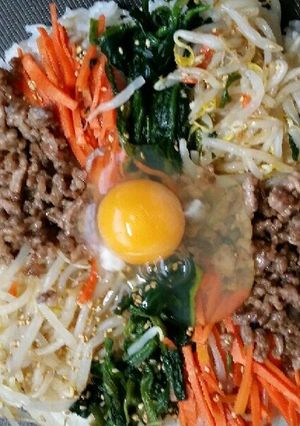 簡単美味しい★ホットプレートでビビンバ-レシピのメイン写真