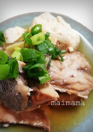 節約♪ぶり大根ならぬぶり豆腐♪-レシピのメイン写真