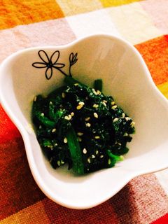簡単 ほうれん草の胡麻和え☆お弁当にも♪-レシピのメイン写真