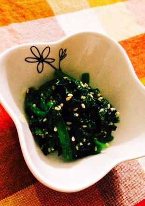 簡単 ほうれん草の胡麻和え☆お弁当にも♪-レシピのメイン写真