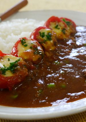 まるごとトマトのミートカレー-レシピのメイン写真
