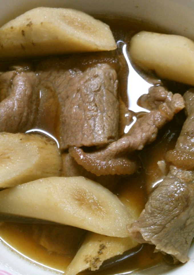 簡単　ご飯のおかず　牛肉　ごぼうの　煮物-レシピのメイン写真