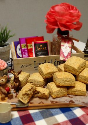 さっくり♡全粒粉スコーン♪-レシピのメイン写真