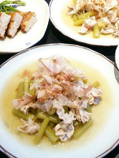 ふきと豚肉のさっぱり煮-レシピのメイン写真