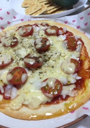 エバラ焼肉のたれでピザ-レシピのメイン写真