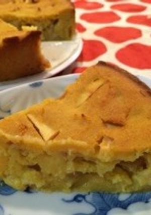 もっちり♪林檎と人参と酒粕の米粉ケーキ♪-レシピのメイン写真