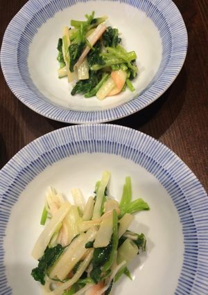 三つ葉とカニかまの辛子酢みそあえ-レシピのメイン写真