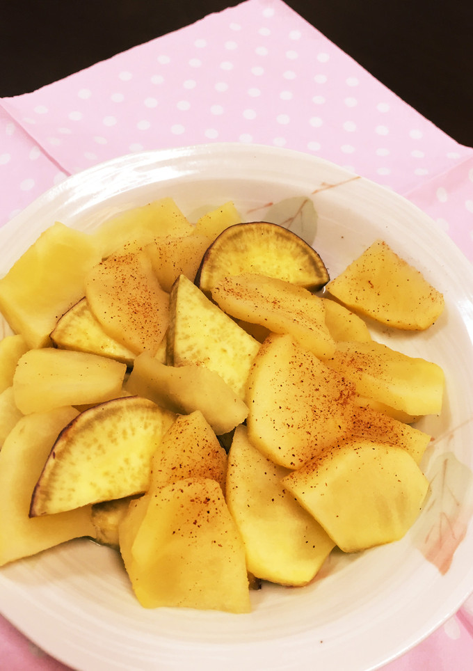 ♡レンジで簡単♡りんごとさつまいもの煮物-レシピのメイン写真