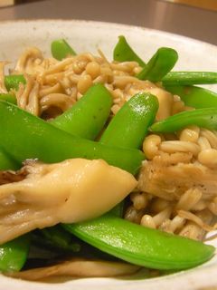 スナップエンドウのバター炒め-レシピのメイン写真
